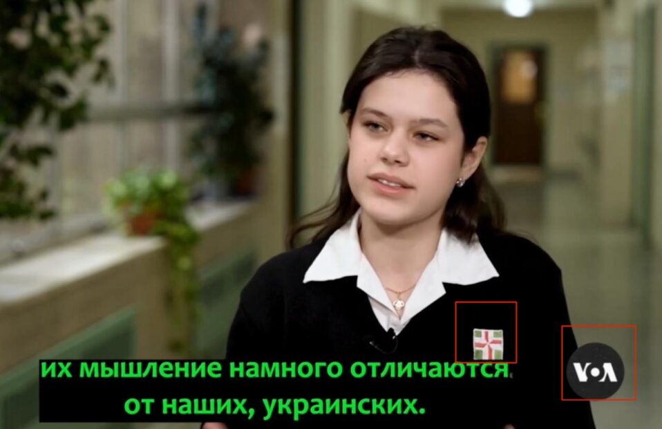 No, student from Ukraine didn’t complain about dangers of “drugs, shooting” in US public schools to Voice of America 3