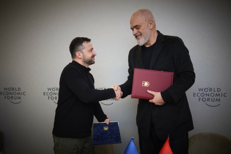 Albania signs security cooperation agreement with Ukraine, promises to prioritize Kharkiv for reconstruction efforts