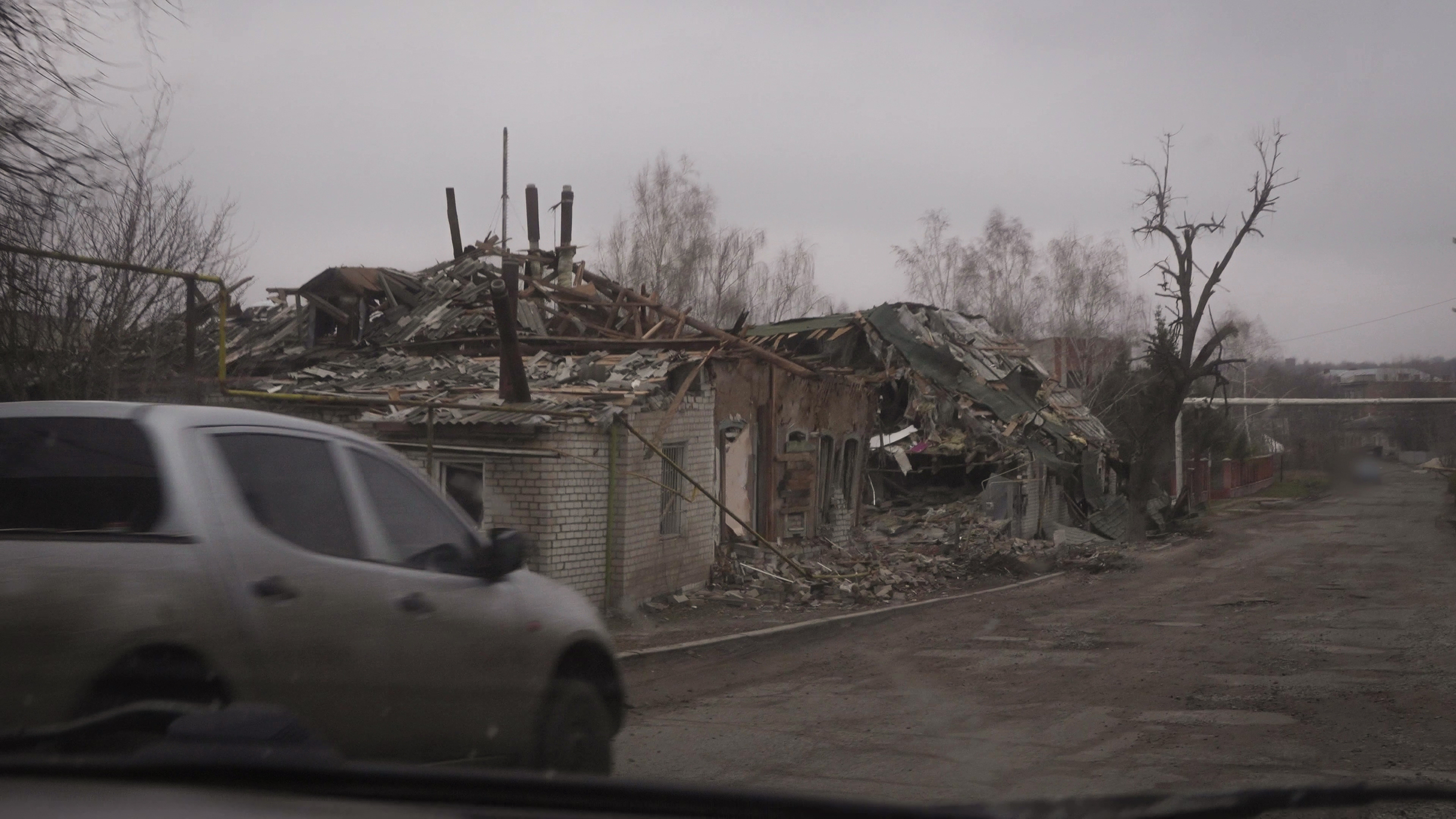 Houses in Kupiansk, damaged by Russian attacks. November 2024 / Photo: Liubov Yemets, Gwara Media