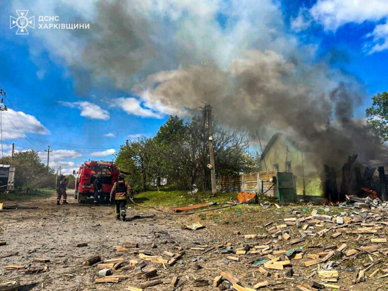 Під обстрілами 10 населених пунктів Харківщини, внаслідок чого двоє поранених