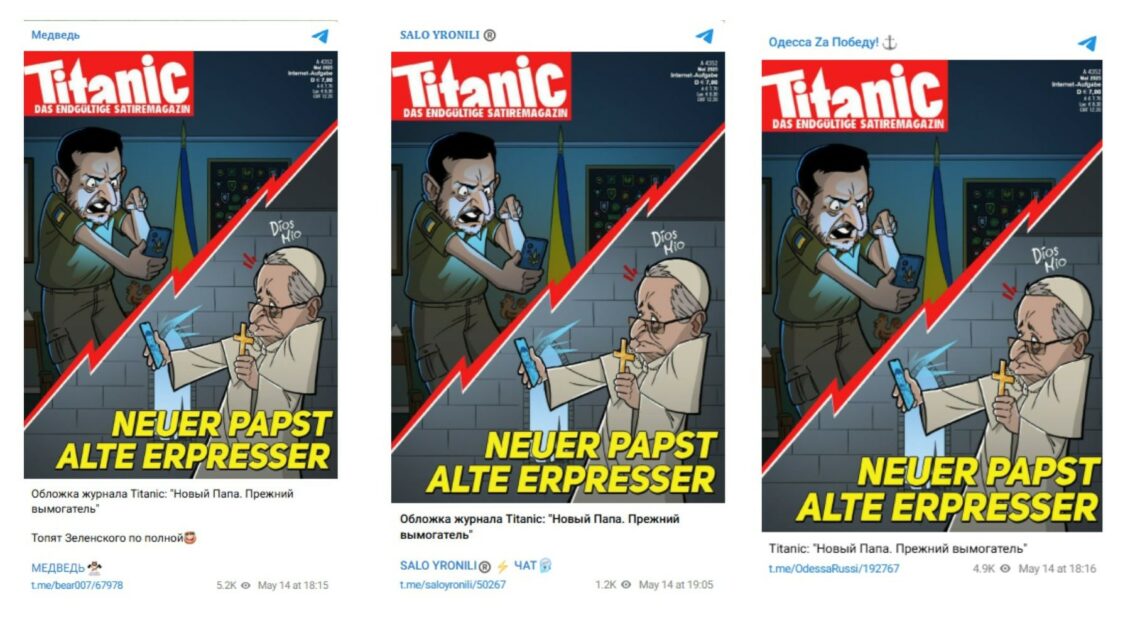 обкладинка журналу Titanic із Зеленським