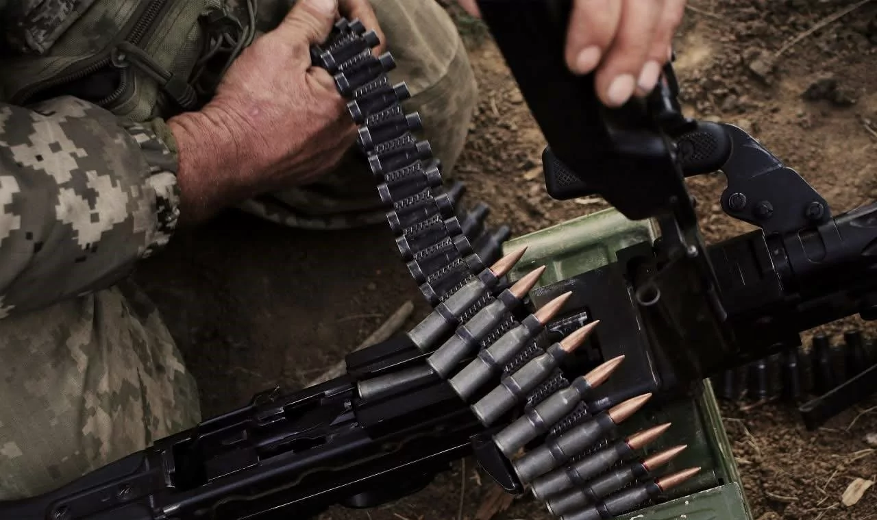 Soldiers of 22nd Separate Mechanized Brigade of the Armed Forces of Ukraine