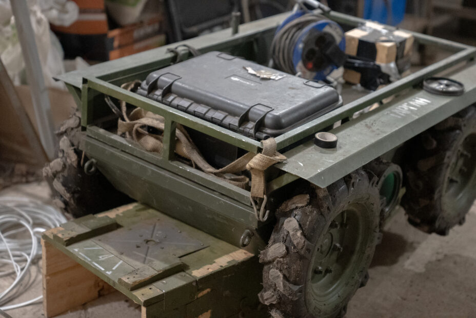 Ukrainian ground drone evacuates body of civilian killed by Russian FPV in Kupiansk district