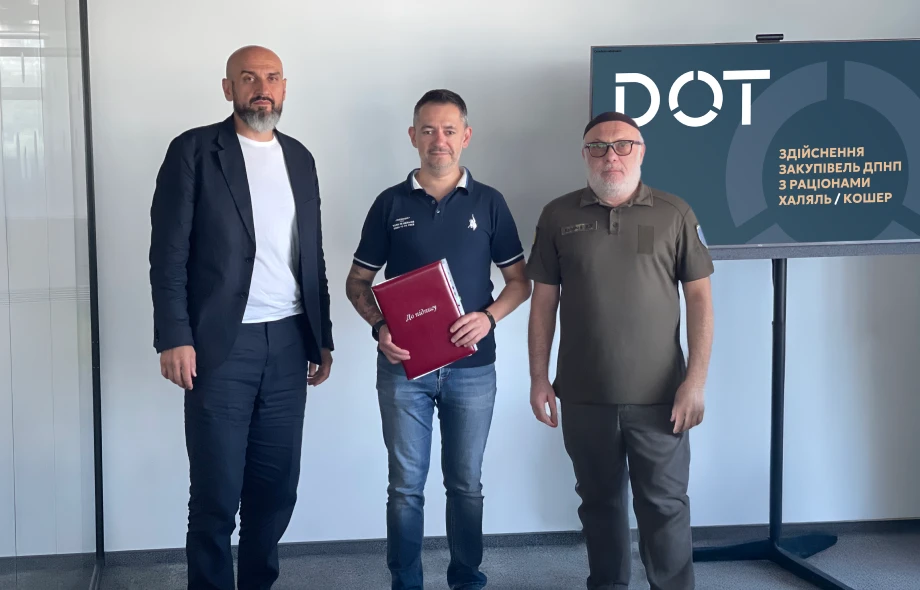 DOT signed a memorandum with Spiritual Administration of the Muslims of Crimea and the representative of the Chief rabbi of Ukraine on August 6