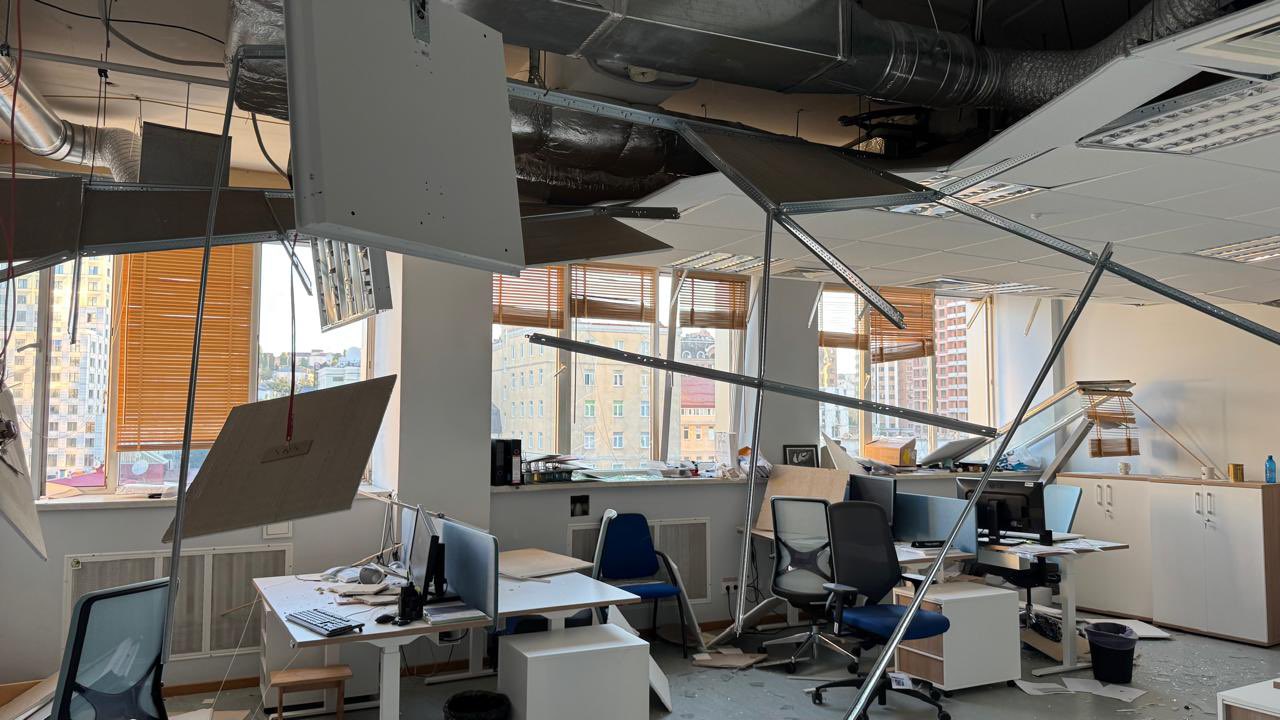 Russian missiles damage office of EU mission to Ukraine during mass attack on Kyiv