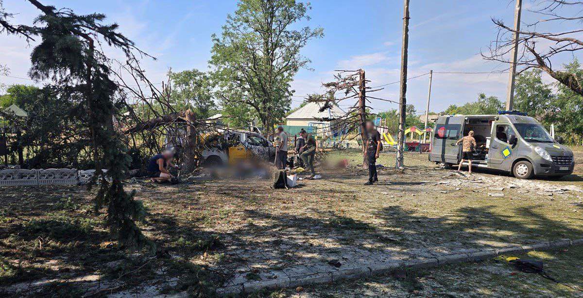 Russian attack on Yarova in Donetsk region on Sep. 9