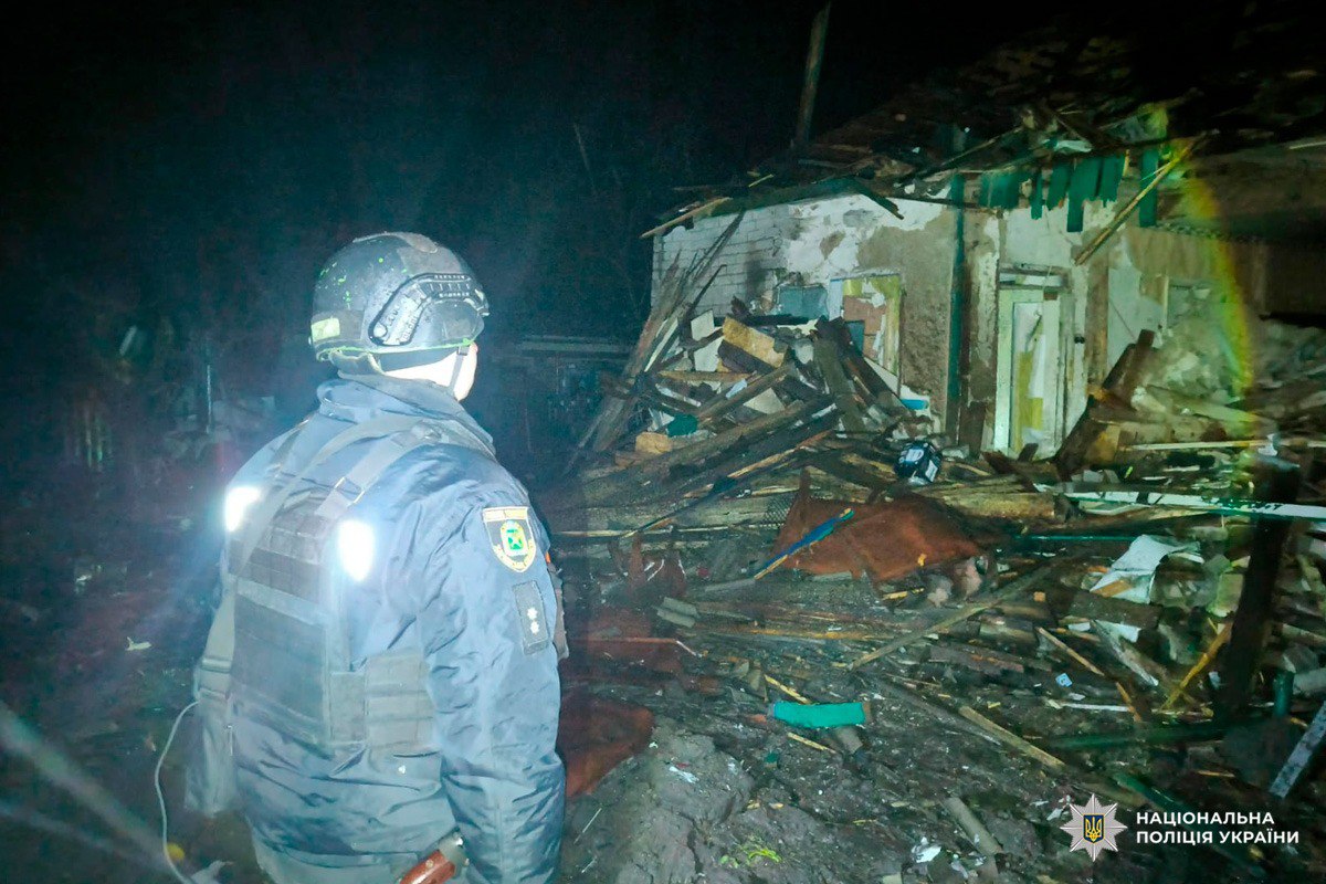 Russian drone hits residential neighborhood in Kupiansk district, injures 5 people, including child