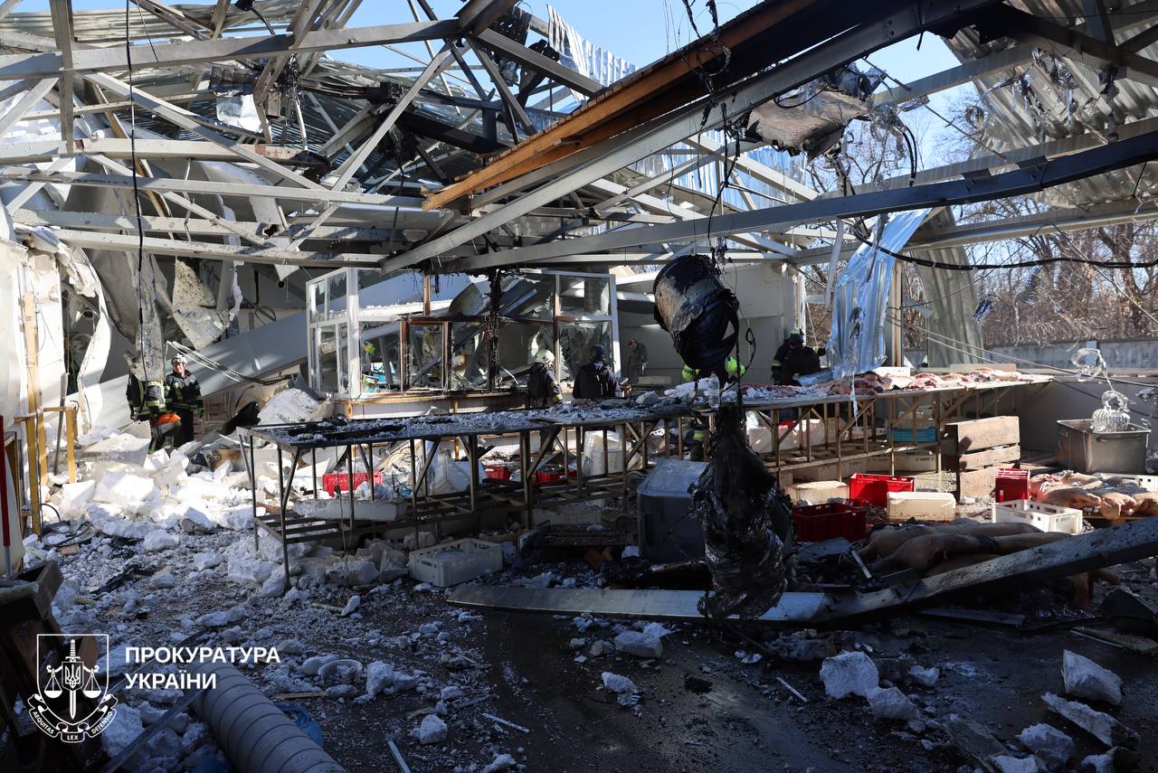 Russian drone attack on civilian business in Kharkiv kills 2, injures 7 people