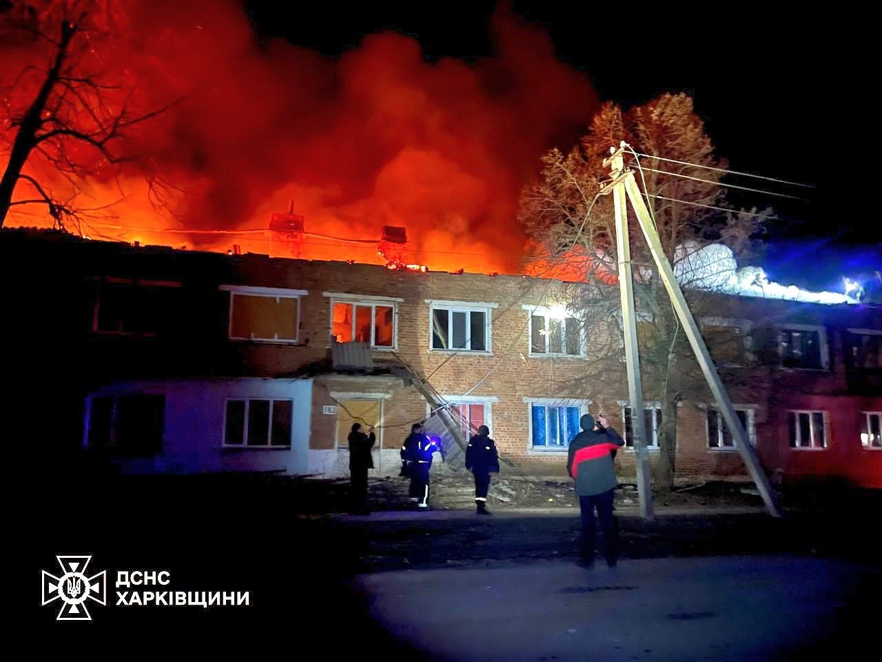 Russian attacks on Kupiansk district injure man, damage apartment building