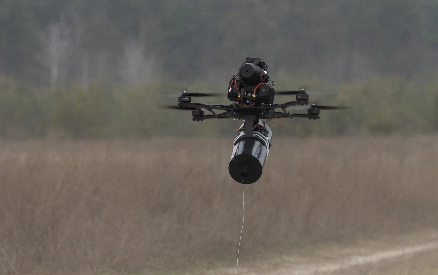 fiber-optic drone