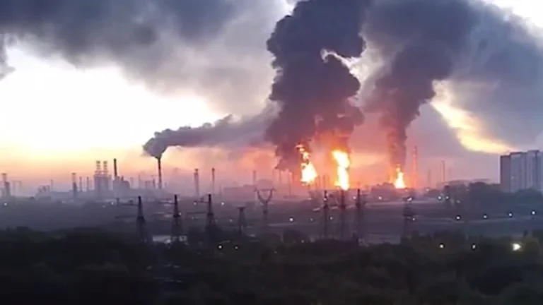 Ukraine attacks one of biggest oil refineries in Russia’s Moscow