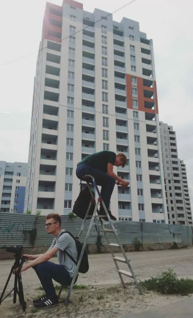 Не Вдома - кадр зі зйомок