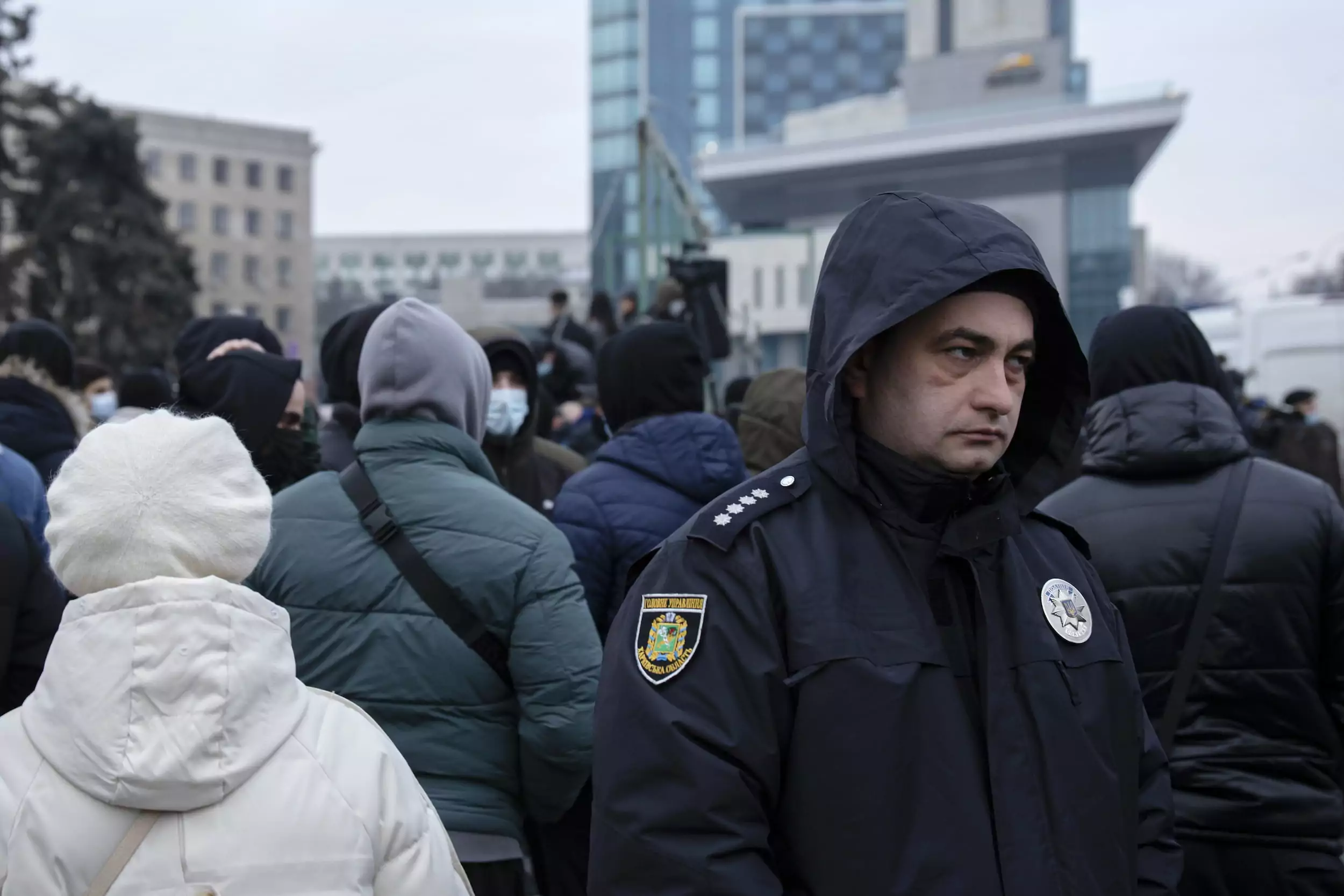 зображення до посту: Протести навколо ковзанки. Харків у лютому