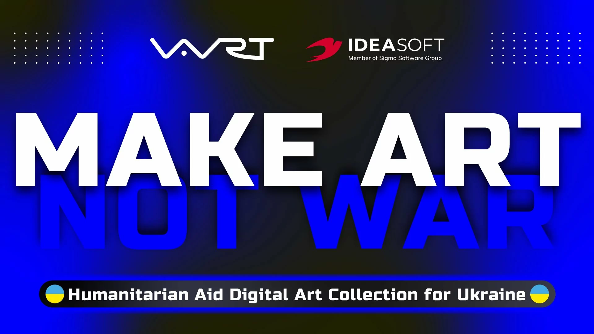 make art not war