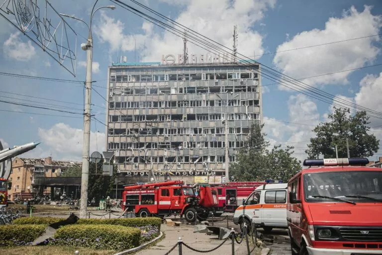 Як російська пропаганда висвітлювала удар по центру Вінниці?