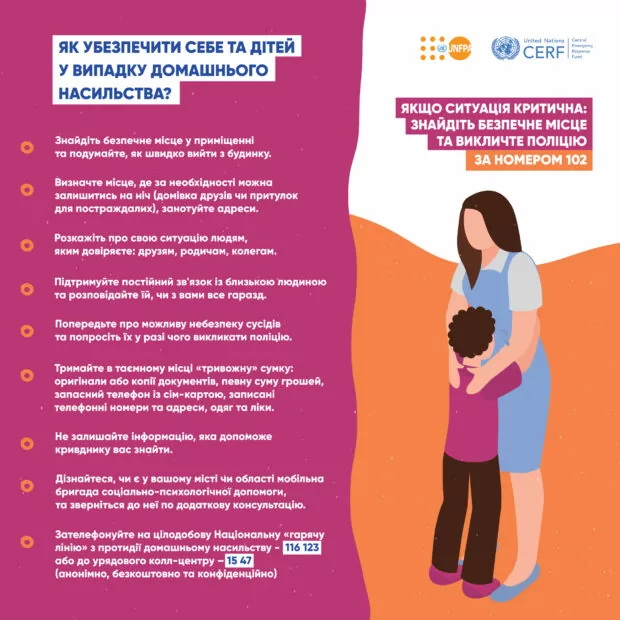 зображення до посту: Домашнє насильство під час війни. Як запобігти, розпізнати та куди звертатися