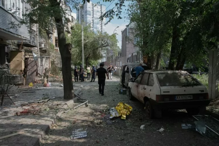 Russian Forces Attacked Kharkiv with Artillery: a Fire Broke out, There are Dead and Wounded – Photo