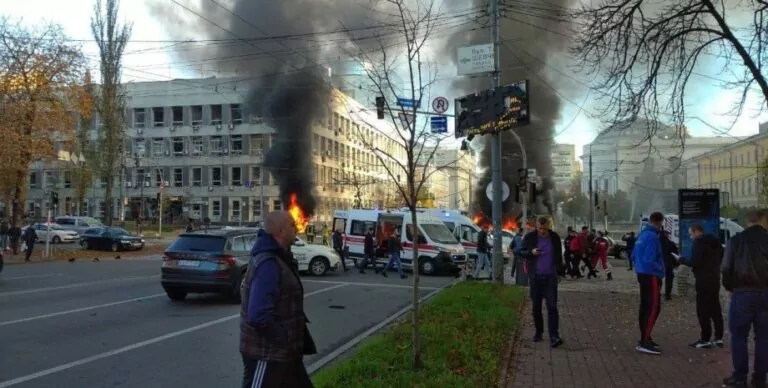 Russians Launched Massive Missile Attack on Ukraine