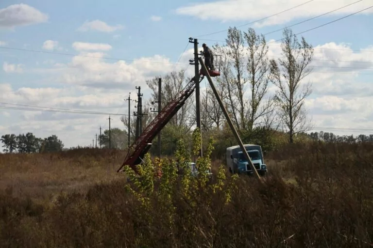 В Ізюмському районі частково заживили село Студенок