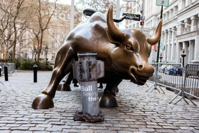 Russian Missile Installed on Wall Street in New York