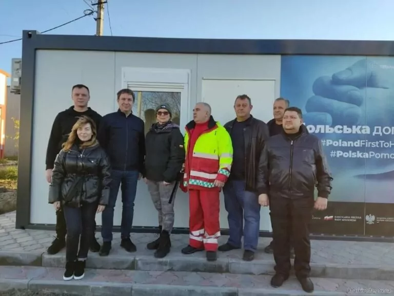 Medical Emergency Base Station Operates in Izium