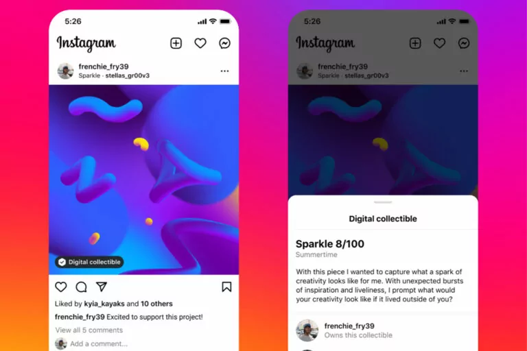 NFT можна буде створювати та продавати через Instagram