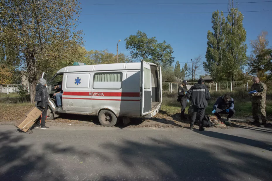 War photo in Kupiansk