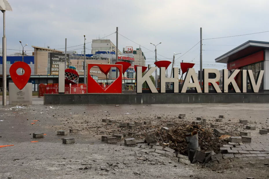 Ukrainian war footage Kharkiv