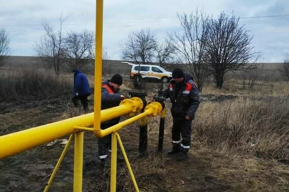 В одному з прикордонних сіл Харківщини відновили газопровід, зруйнований РФ