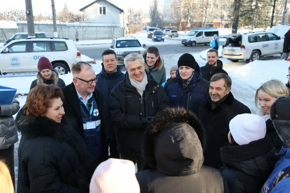 зображення до посту: Відновлюємо не будинки, а ціле життя. Марк Муллан та Філіппо Гранді відвідали сім’ї, що постраждали від війни