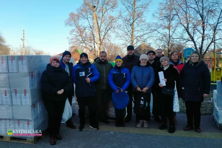 Куп’янськ отримав міжнародну гуманітарну допомогу