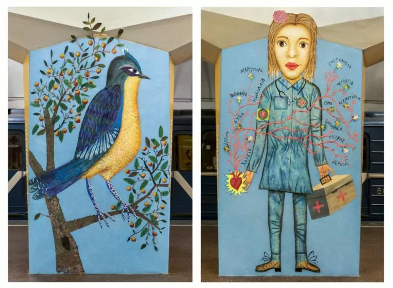 Lithuania Exhibited Drawings by Kharkiv Children