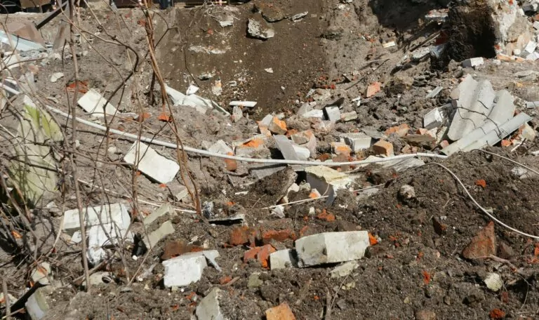 Russian Missile Attack on Kharkiv on the Night of March 31: Aftermath Photos