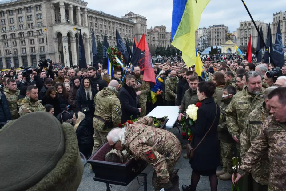 зображення до посту: Ukraine Bids Farewell to Hero Dmytro Kotsiubaylo “Da Vinci”
