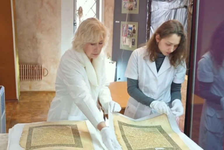 Gospel of Early 18th Century to Restore in Kharkiv Region