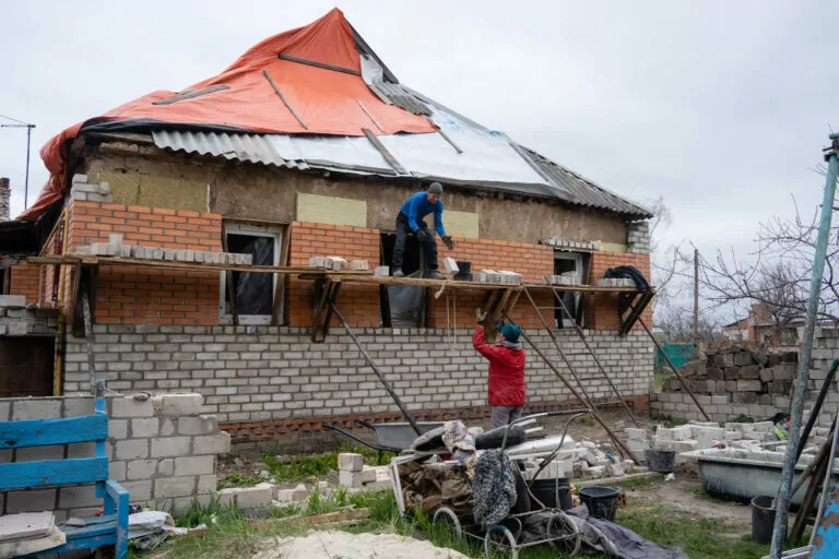 One Day of Rebuilding Life With Family in Ruski Tyshky in Kharkiv Oblast