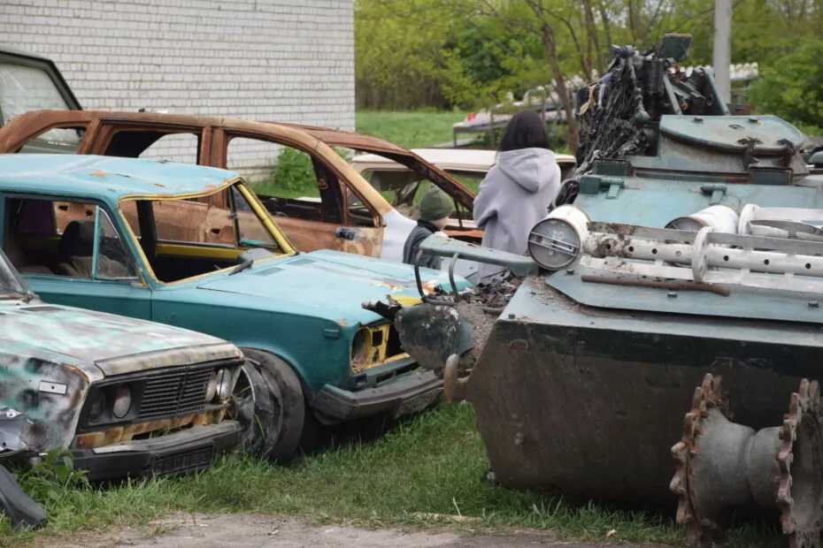 зображення до посту: Destroyed Russian Military Vehicles to Display at Tsyrkuny in Kharkiv Oblast