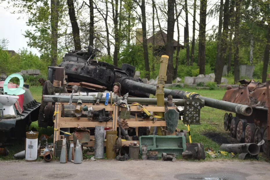 зображення до посту: Destroyed Russian Military Vehicles to Display at Tsyrkuny in Kharkiv Oblast