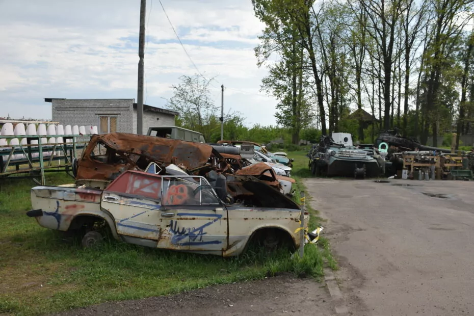 зображення до посту: Destroyed Russian Military Vehicles to Display at Tsyrkuny in Kharkiv Oblast