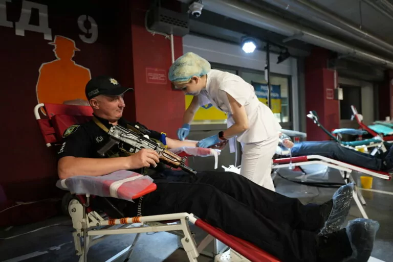 Hundreds of Kharkiv Residents Came to Donate Blood on World Blood Donor Day