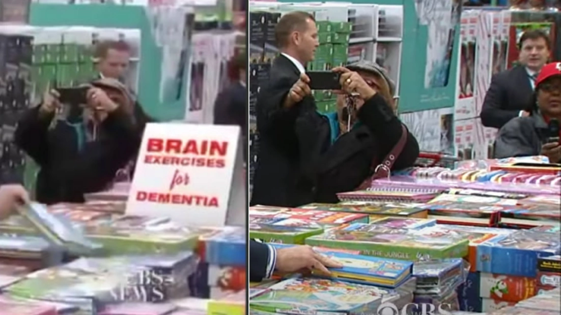зображення до посту: FAKE. Biden Buys Books at Dementia Care Center