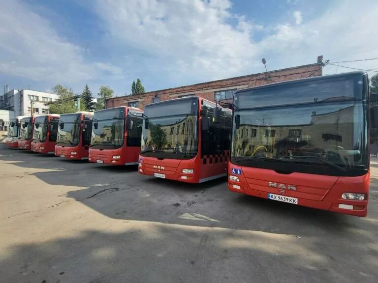 Харків отримав дев’ять автобусів «MAN» від німецького міста-побратима Нюрнберга