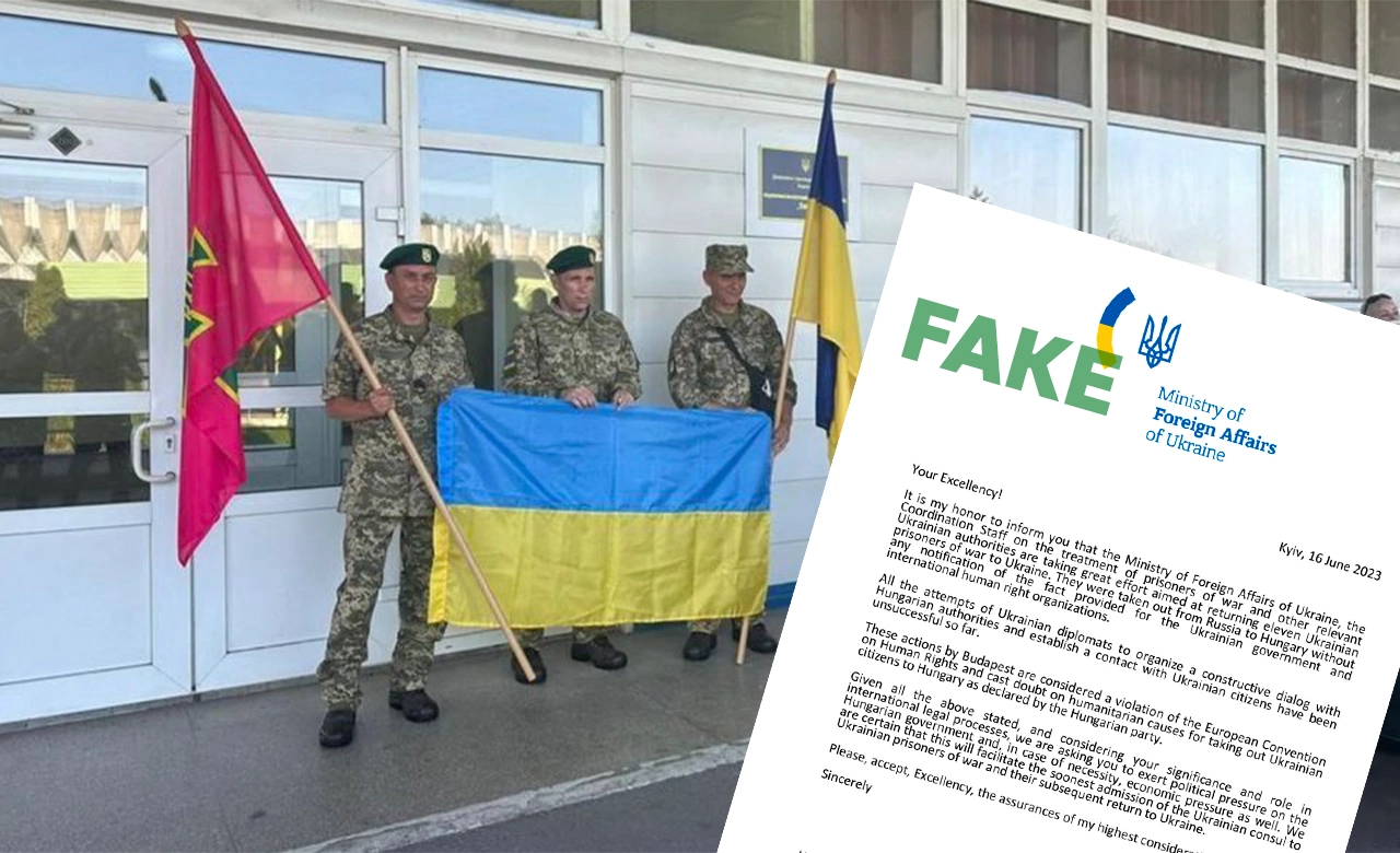 Троє військовополонених, які повернулися з Угорщини та фейковий лист МЗС. Фото: Координаційний штаб з питань поводження з військовополоненими