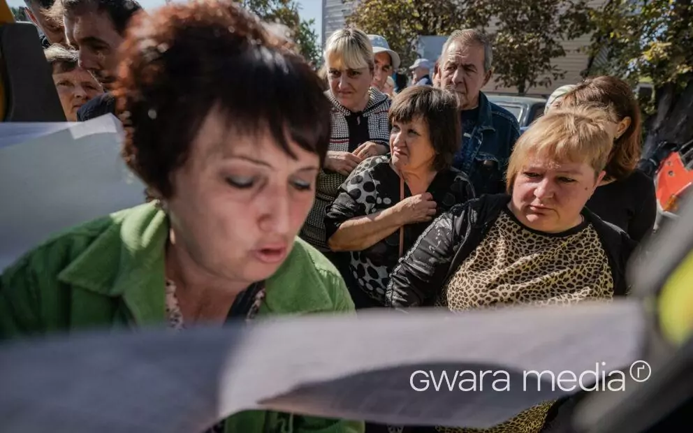 зображення до посту: Волонтери роздають гуманітарну допомогу в Старовірівці Куп’янського району — фото