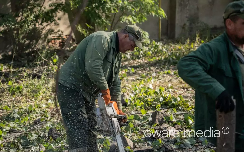 зображення до посту: Лікарня та будинки в Харкові залишилися без води внаслідок ракетного удару — фото