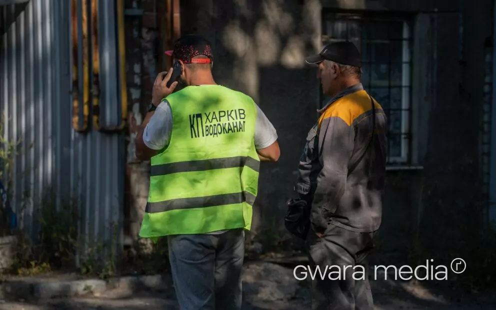 зображення до посту: Лікарня та будинки в Харкові залишилися без води внаслідок ракетного удару — фото