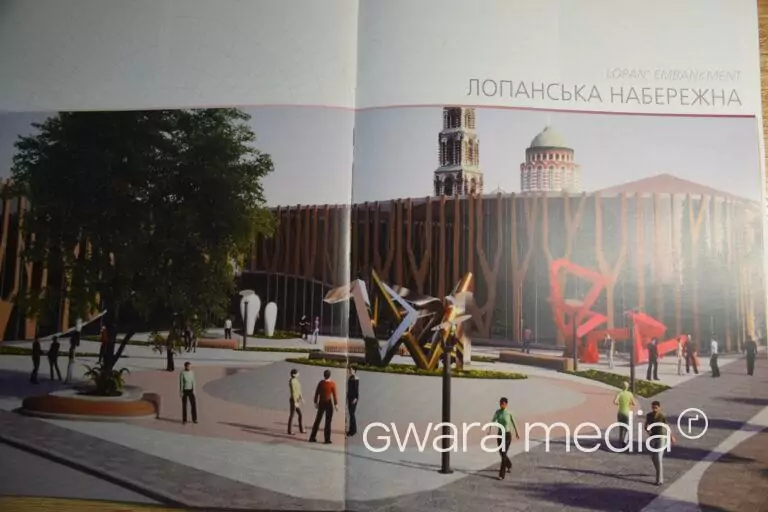 У Харкові завершується будівництво пішохідної частини Лопанської набережної