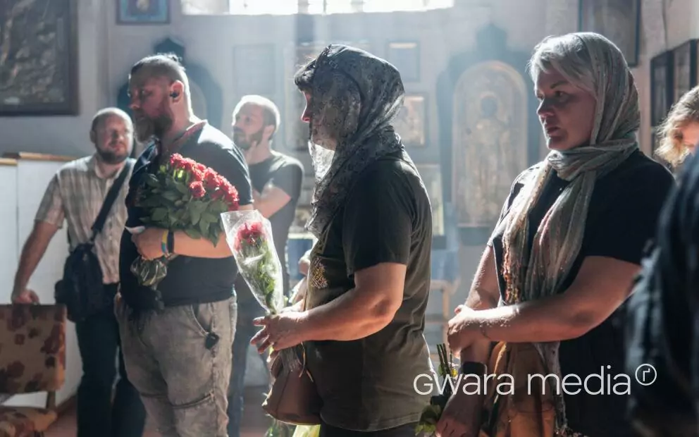 У Харкові попрощалися з музикантом, актором і волонтером Михайлом Кабановим / Фото: Іван Самойлов для Ґвара Медіа