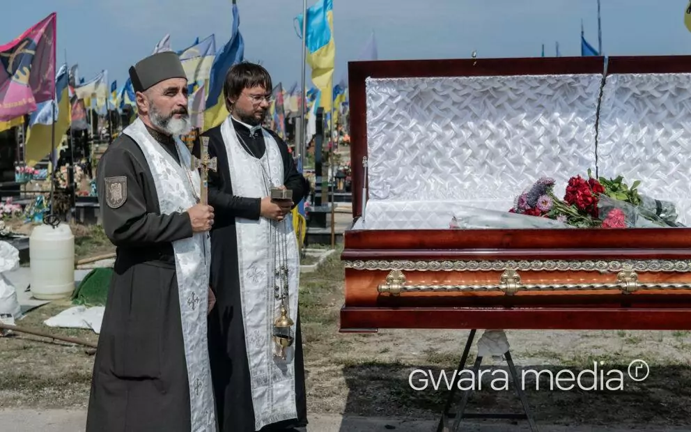 У Харкові попрощалися з музикантом, актором і волонтером Михайлом Кабановим / Фото: Іван Самойлов для Ґвара Медіа