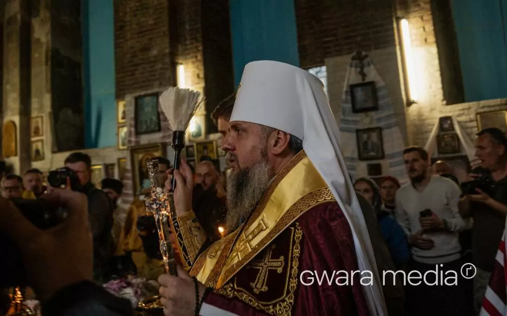 зображення до посту: У Харкові Митрополит Епіфаній нагородив військових 113 бригади ТрО — фото
